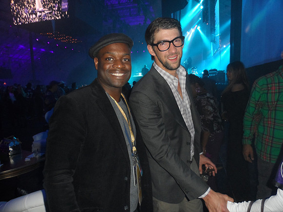 Joseph Hobbs and Michael Phelps