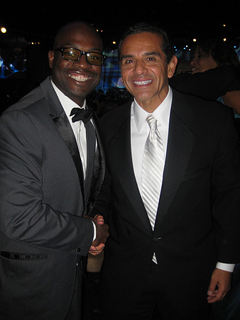 Joseph Hobbs and Antonio Villaraigosa