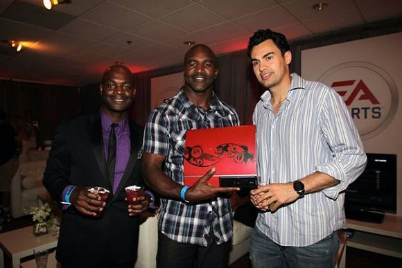 Joseph Hobbs and Evander Holyfield
