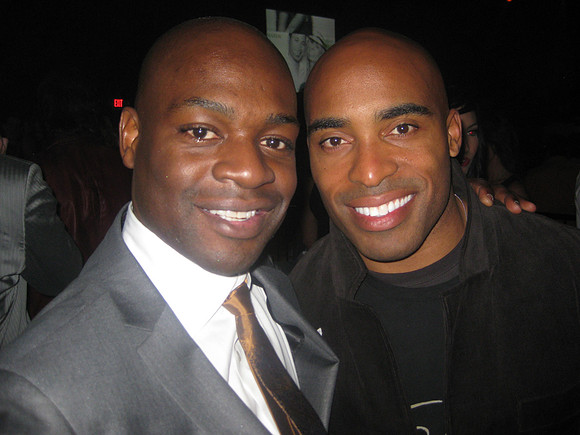 Joseph Hobbs and Tiki Barber
