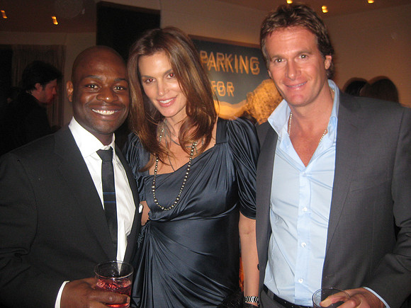 Joseph Hobbs and Cindy Crawford