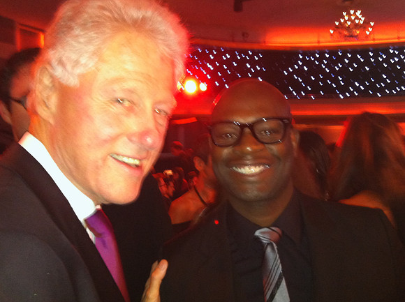 Joseph Hobbs and Bill Clinton