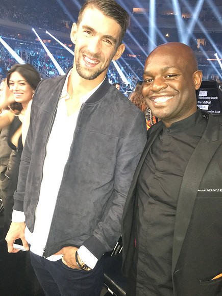 Joseph Hobbs and Michael Phelps
