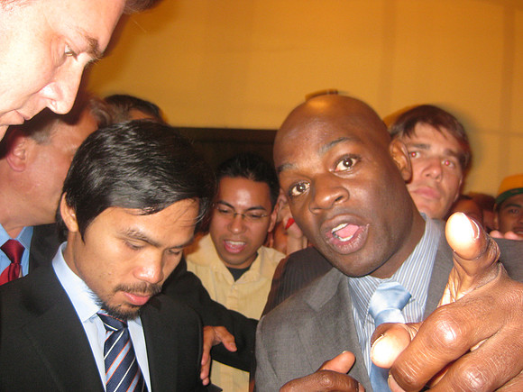 Joseph Hobbs and Manny Pacquiao