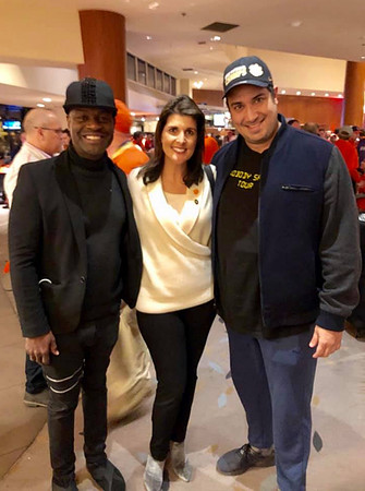 Joseph Hobbs and Nikki Haley