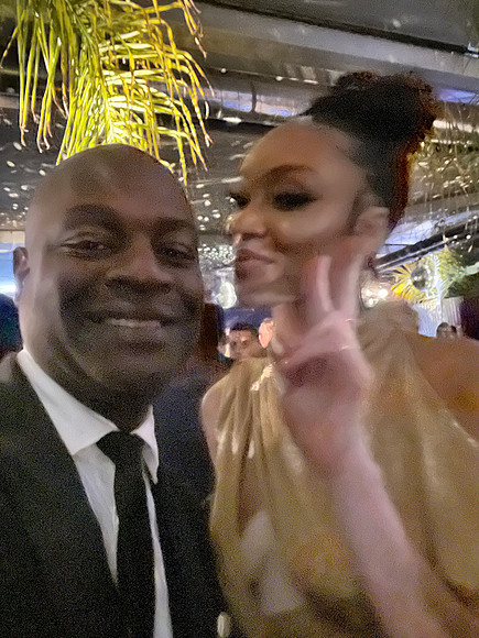 Joseph Hobbs and Winnie Harlow