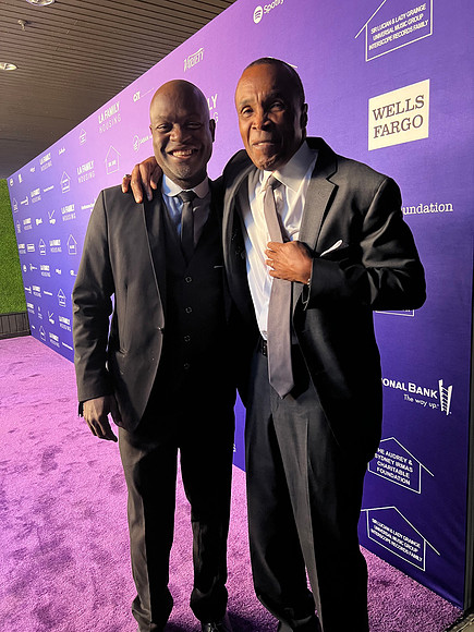 Joseph Hobbs and Sugar Ray Leonard