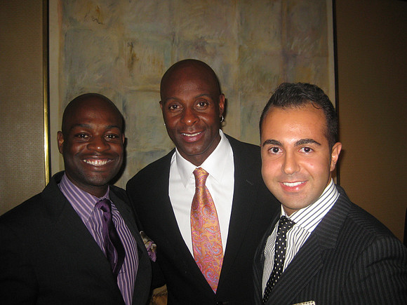 Joseph Hobbs and Jerry Rice