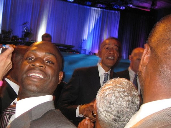 Joseph Hobbs and President Barak Obama