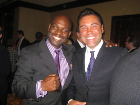 Joseph Hobbs and Oscar de la Hoya