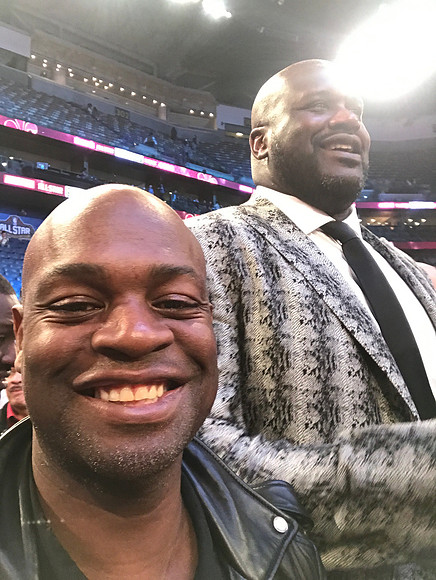 Joseph Hobbs and Shaquille O'Neal