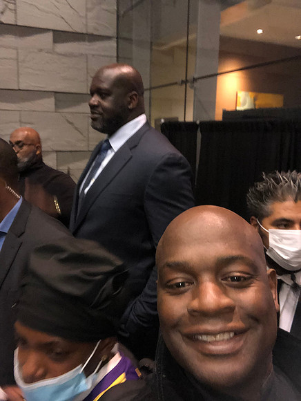 Joseph Hobbs and Shaquille O'Neal