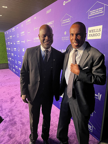 Joseph Hobbs and Sugar Ray Leonard