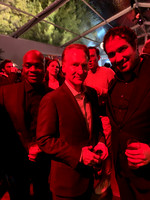 Joseph Hobbs and Bill Maher