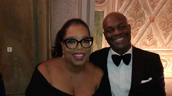 Joseph Hobbs and Oprah Winfrey