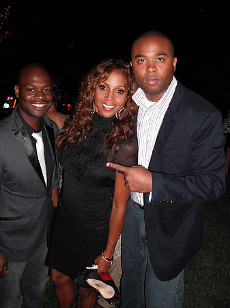 Joseph Hobbs and Holly Robinson Pete