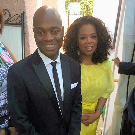 Joseph Hobbs and Oprah Winfrey