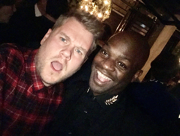 Joseph Hobbs and James Corden