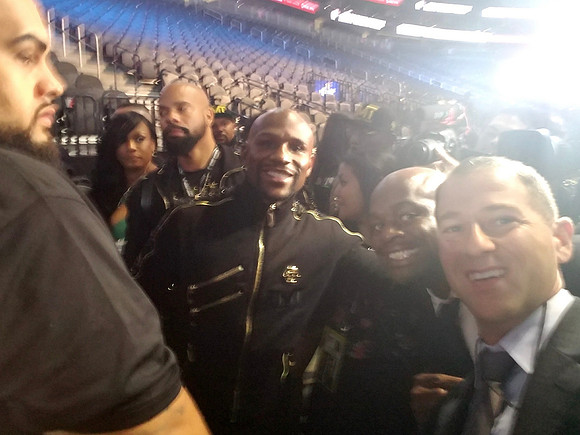 Joseph Hobbs and Floyd Mayweather