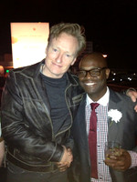 Joseph Hobbs and Conan O'Brien