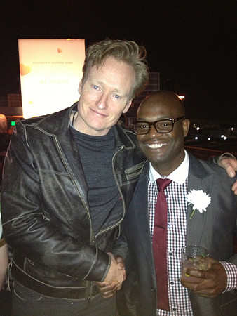 Joseph Hobbs and Conan O'Brien