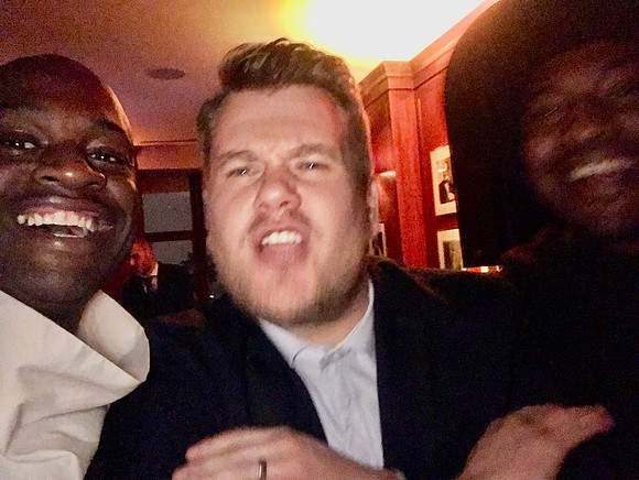 Joseph Hobbs and James Corden