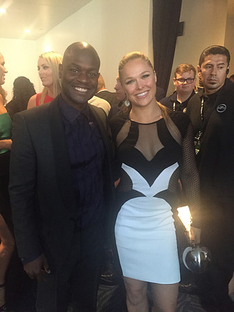 Joseph Hobbs and Ronda Rousey