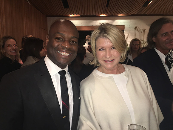 Joseph Hobbs and Martha Stewart