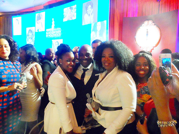 Joseph Hobbs and Oprah Winfrey