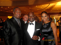 Joseph Hobbs and Holly Robinson Pete