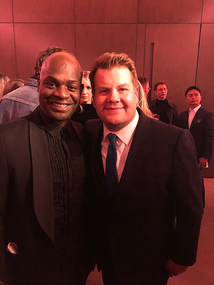 Joseph Hobbs and James Corden