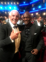 Joseph Hobbs and Rick Flair