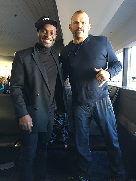 Joseph Hobbs and Chuck Liddell